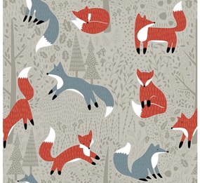 2 db Díszpárnahuzat FOXIVA 40x60 cm, szürke