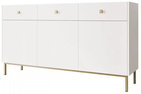 Komód Probazzo 3D3SZ (fehér + arany) . 1103669