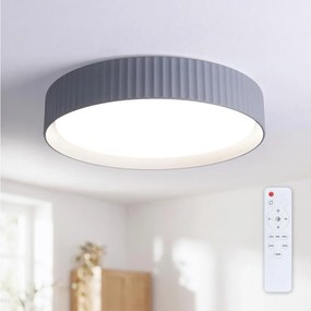 Brilagi - LUCIA LED dimmelhető mennyezeti lámpatest LED/48W/230V Ø 41 cm szürke + távirányító