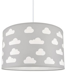 Gyerek csillár CLOUDS GREY 1xE27/60W/230V