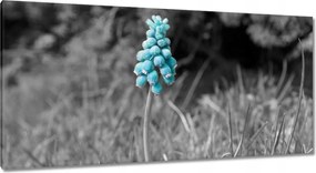 Vászonkép 115x55 Türkiz virág