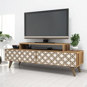 TV asztal/szekrény Curio (dió + krém). 1071860
