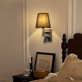 Brilagi - LED Fali lámpa DEYA 1xE14/40W/230V + LED/3W fekete