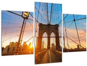 Kép - Brooklyn, híd, Manhattan, New York (90x60 cm)