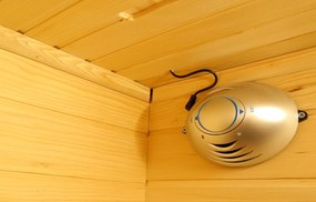 Sauna DeLuxe 2200 Carbon - BT, barna