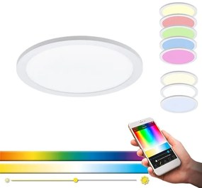 Eglo 97958 - LED RGBW mennyezeti lámpa SARSINA-C LED/16W/230V + távirányító