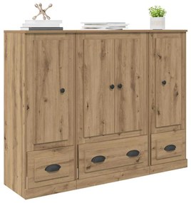 Magasfiú fiókkal 3 pcs Artisan tölgy Faanyag