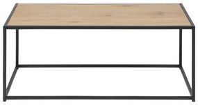 SARON dohányzóasztal tölgy/fekete