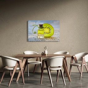 Kép - szeletelt kivi részlete (90x60 cm)
