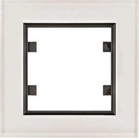 Hager Lumina Passion fehér üveg keret 1