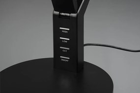 Matt fekete LED dimmelhető asztali lámpa (magasság 40 cm) Ava – Trio