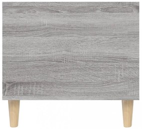 szürke sonoma szerelt fa dohányzóasztal 90x49x45 cm