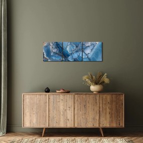 Kép - Kék tagolt márvány (órával) (90x30 cm)