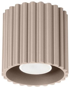 Sollux SL.1814 - AURA spotlámpa 1xGU10/10W/230V, 10 cm, taupe