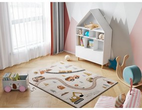 Krémszínű gyerek szőnyeg 120x170 cm Beats – Universal