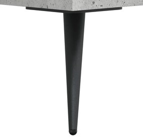 betonszürke szerelt fa TV-szekrény 102 x 36 x 50 cm