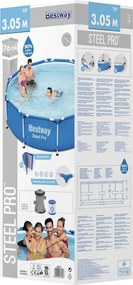 Bestway Steel Pro úszómedence 305 x 76 cm