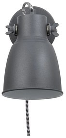 NORDLUX Adrian fali lámpa, fekete, E27, max. 25W, 12.5cm átmérő, 48801003