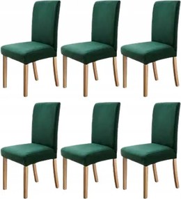 Shein 6 Db-os Székhuzat Zöld Sima 1HD