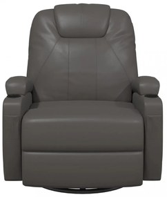 antracitszürke műbőr masszázshintaszék