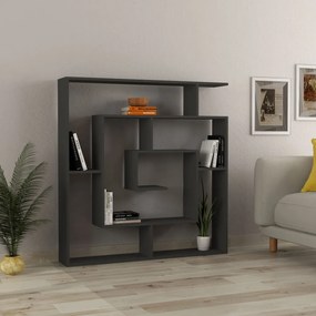 Labirent könyvespolc, antracit, 125 cm