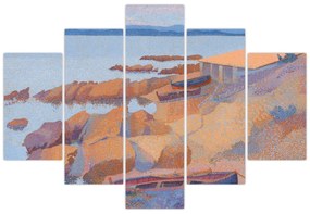 Kép - Henri Edmond Cross, Calanque des Antibois, reprodukciók (150x105 cm)