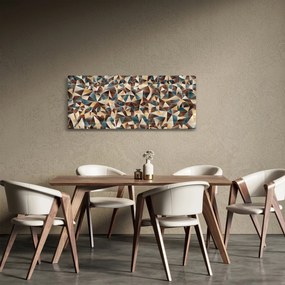 A háromszögek képe (120x50 cm)