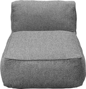 Szürke kerti kanapé modul (heverő résszel) Grow – Blomus