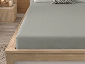 Mikroszálas lepedő MICROVELLE világosszürke 90x200 cm
