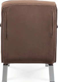 Dönthető fotel barna bársony kárpittal – BART