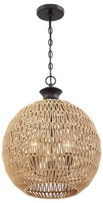 Quoizel QZ-CASABLANCA-3P-PBZ - Láncos csillár CASABLANCA 3xE27/60W/230V