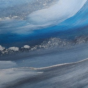 Kép - Az óceán elvonása (órával) (90x30 cm)