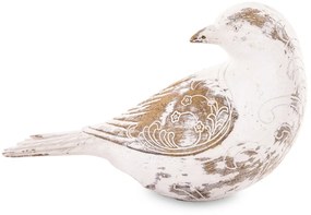 Dekorfigura Bird Műanyag Szürke, Barna 10x15x6cm