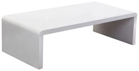 Fehér Dohányzóasztal 120 x 60 cm MILWAUKEE Beliani