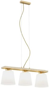 Argon 6250 - Csillár zsinóron ARDEN 3xE27/15W/230V arany