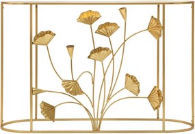 Aranyszínű konzolasztal 40x120 cm Flow – Mauro Ferretti