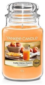 Yankee Candle Yankee Candle - Illatosított gyertya FARM FRESH PEACH nagy 623g 110-150 órás YC0013