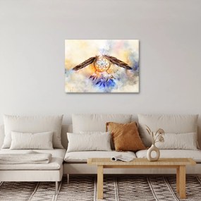 Kép - Álomfogó tollas (70x50 cm)