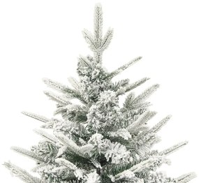 PVC és PE műkarácsonyfa pelyhes hóval 120 cm