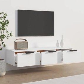 fehér szerelt fa faliszekrény 102 x 30 x 20 cm