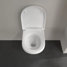 Villeroy & Boch 5688HR01 - Függesztett WC O.NOVO SoftClose ülőkével, kerámia/fehér