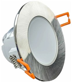 LED Fürdőszobai beépíthető lámpa BONO LED/8W/230V 3000K IP65 króm