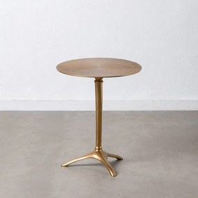 Kisasztal 47,5 x 47,5 x 57 cm Aranysàrga Alumínium