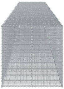 horganyzott vas gabion kosár fedéllel 1150 x 100 x 100 cm