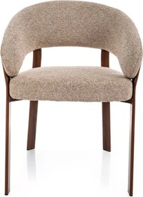 Nagoja D étkezőszék bézs/dió