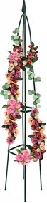 Kerti pergola Fém Piramis Kúszónövény Támasz Rózsa 200 cm