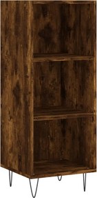 vidaXL sonoma tölgy színű szerelt fa tálalószekrény 34,5x32,5x90 cm
