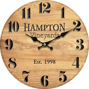 Hampton fa falióra, átmérő: 34 cm