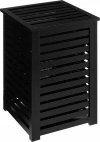 Fehérneműtartó Kosár fekete Mdf fedéllel 40x40x58