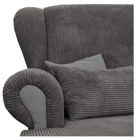 Szürkésbarna kordbársony heverő Lord – Ropez